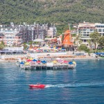 hotel view from the sea